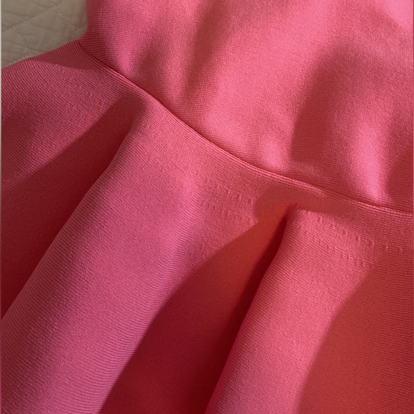 Alexander McQueen asymmetric peplum flutter hem Barbie pink skirt small - Picture 12 of 13